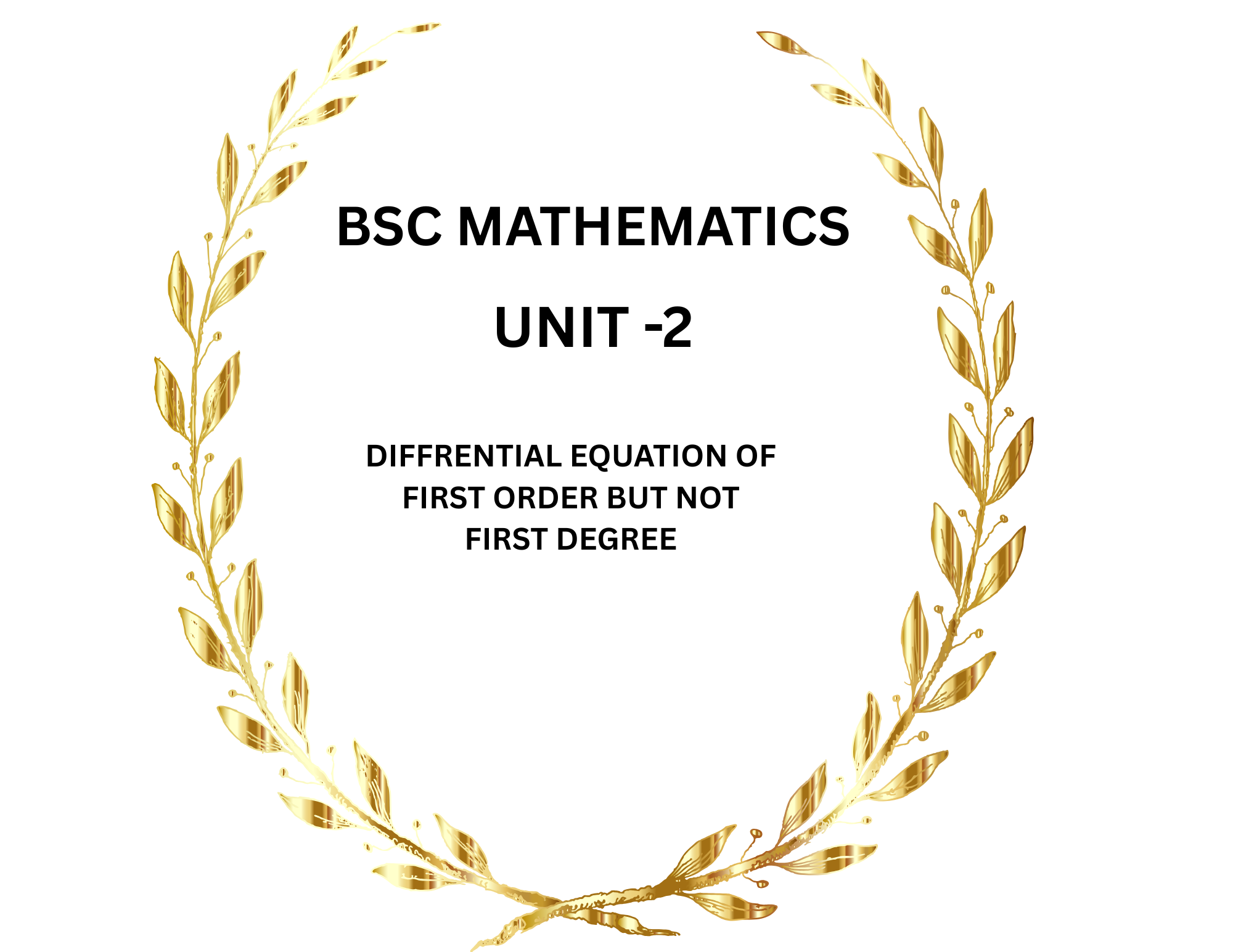 BSC MATHEMATICS